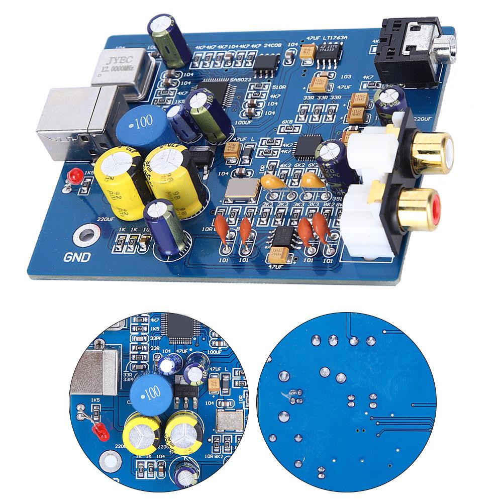 Decoder Board Amplifier Module Audio Accessory 24?Bit 96K Sampling Rate SA9023 USB