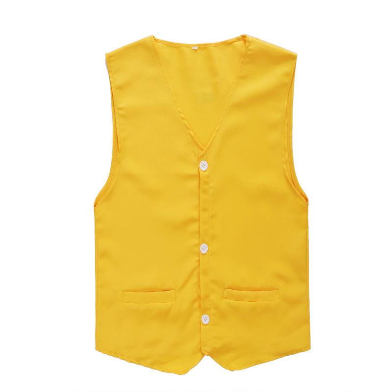 Custom Polyester Cotton Sleeveless Volunteer Vest - Workwear & Promotional Shirt