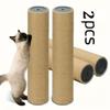 2 BUC Cat Scratch Pole, Accesorii DIY Pentru Cadru de Cățărat Pisici, Potrivit Pentru Cadru de Cățărat Pisici Sau Înlocuirea Pisicilor Vechi și Deteriorate