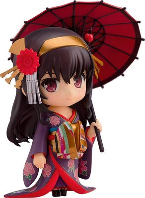 Nendoroid „How to Raise a Boring Girlfriend“ Fine Utaha Kasumigaoka, japanische Kleidung, bemalte bewegliche Figur, Saekano Ver. Nicht maßstabsgetreues ABS und PVC