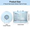 Corrosion Resistant Pump Suction Filter Strainer Basket With NPT Female Thread Reduces Solid Particles For Pump Systems