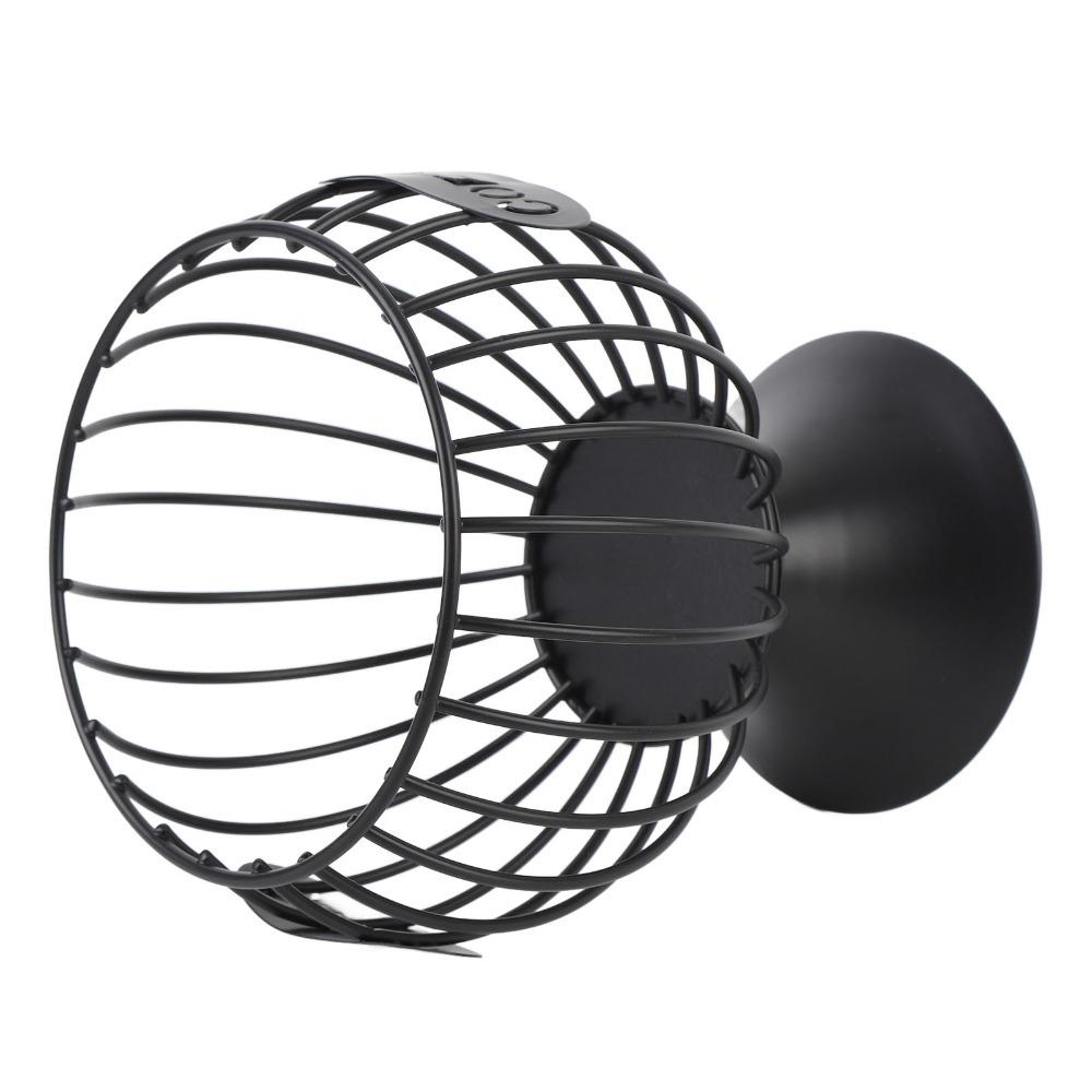 Weighted Base Coffee Pod Basket Iron Construction Coffee Pod Organizer For Home Desktop