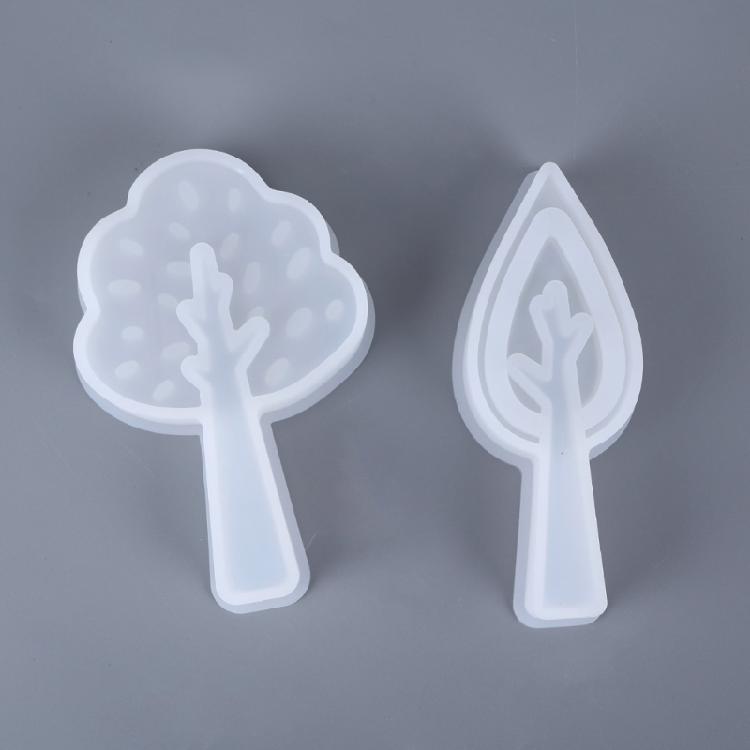 Gypsum Candle Silicone Molds for DIY Plasters Concrete Small Trees Resin Mould