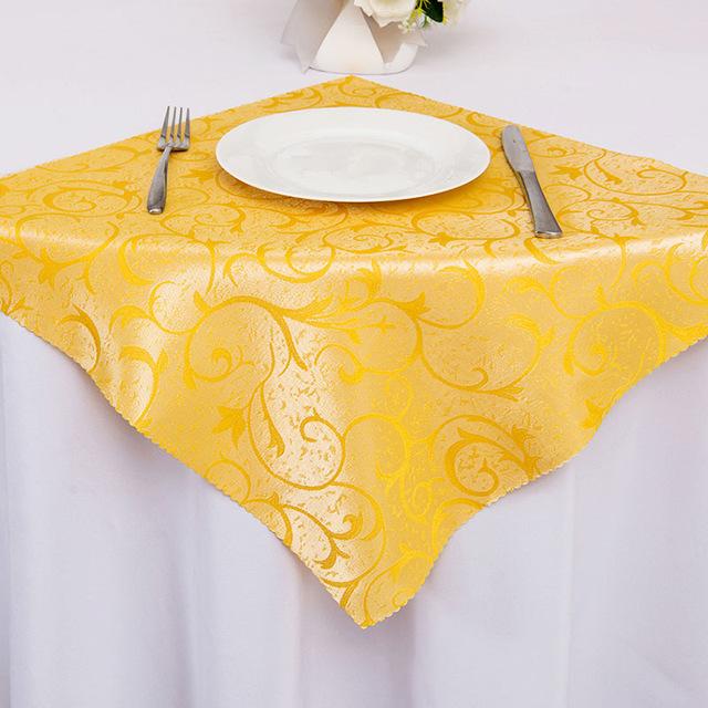 Factory Price Reusable Napkins Table Cloth Polyester Serving Napkin Dish Mat Cutlery Hotel Dinner Home Wedding Decoration