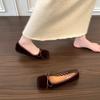 2026 New Spring Square Toe Women Ballet Flats Ladies Casual Shallow Slip On Shoes Eelgant Butterfly-knot Soft Sole Dress Shoes