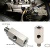 Car BSPT Oil Pressure Sensor Turbo Charger Supply Feed Line Gauge Stainless Steel for Auto Repair