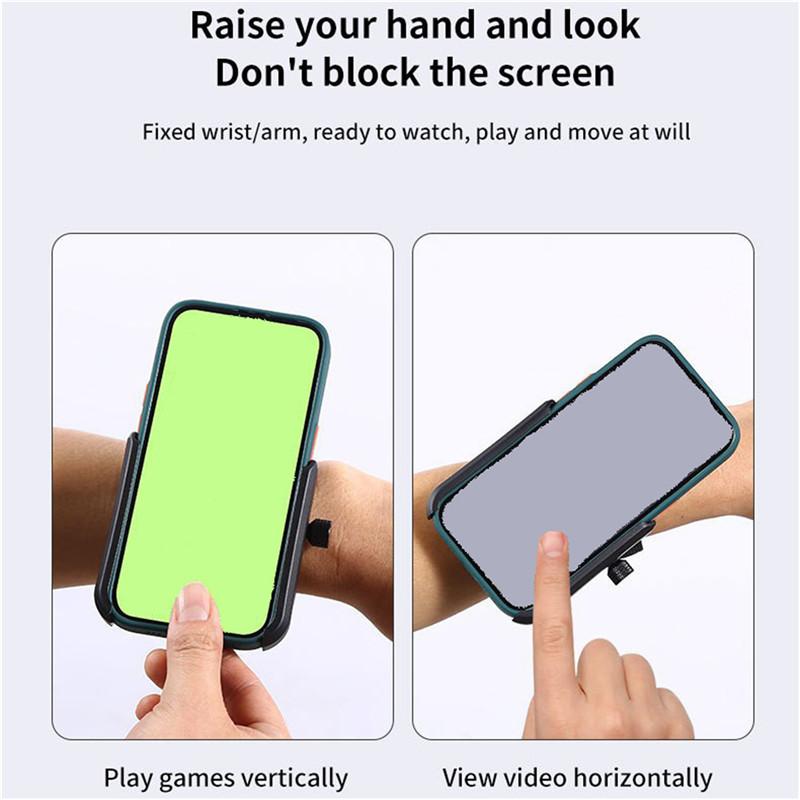 Detachable Women Men Outdoor Sport Armband Cell Phone Holder Adjustable Rotatable Wrist Holder