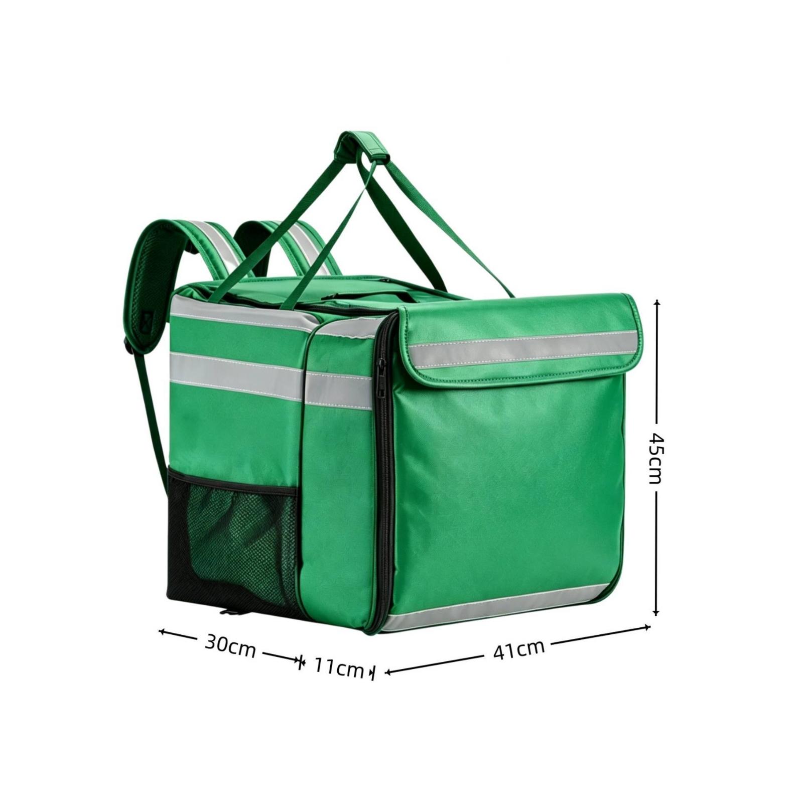Food Delivery Backpack Reflective Insulated Bag