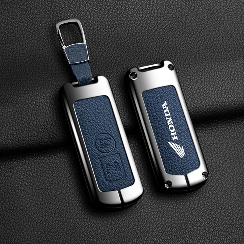 Zinc Alloy Leather Car Key Case Cover For Honda Forza 125 300 350 750 ADV Pcx 125 Xadv Super Cup SH150i SH300 Sh125 XAV Xlov