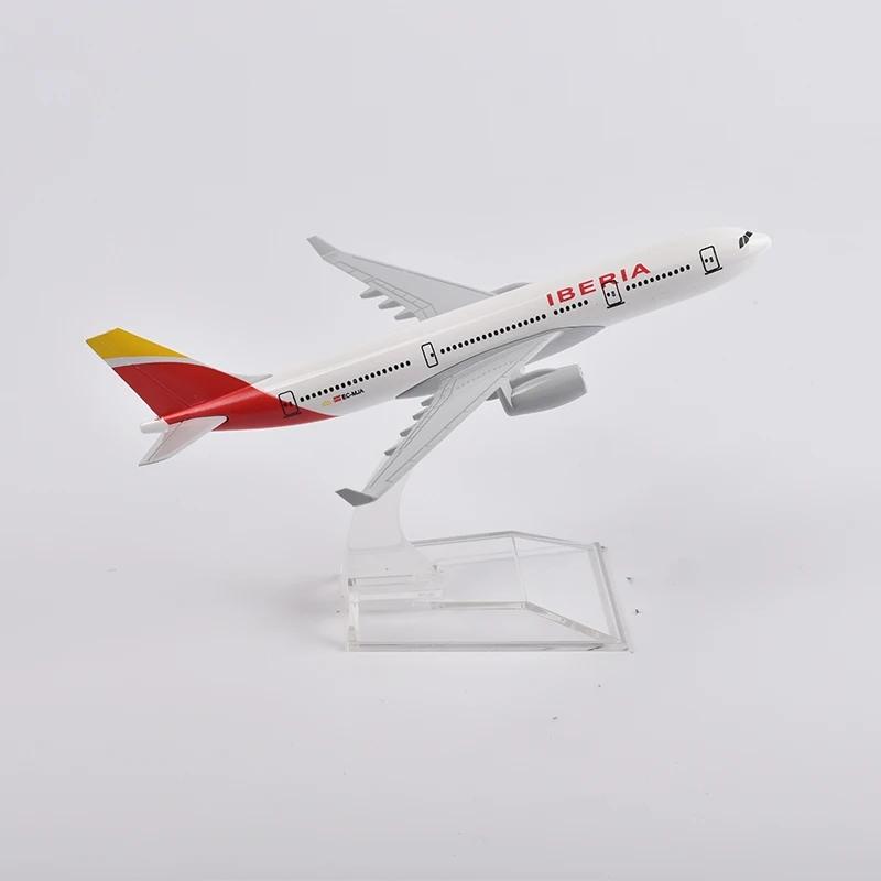 16cm A330 IBERIA Metal Alloy Model Plane Aircraft Model Toy Airplane Birthday Gift