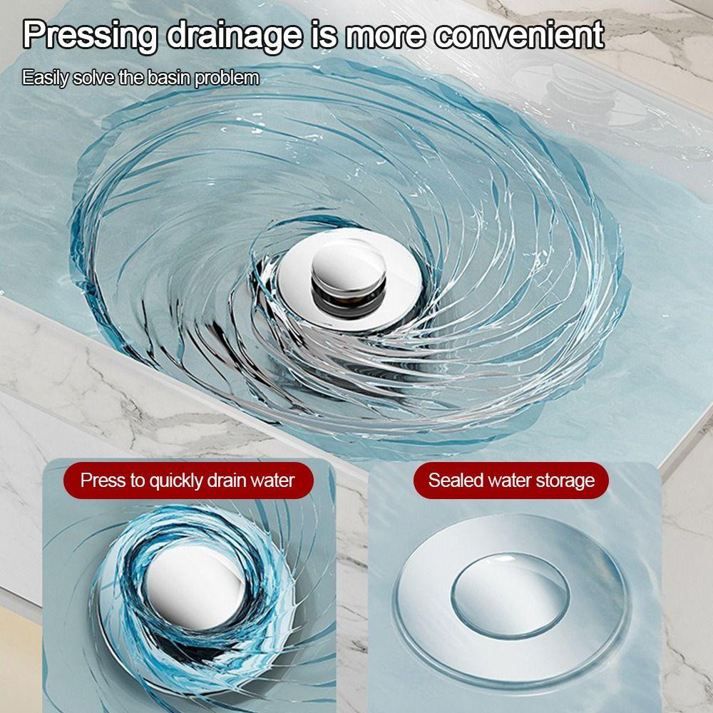 Copper Core Floor Drain Filter Mesh Hair Trap Anti-clog Pop Up Drain Filter Sealing Cover Multifunctional Sink Strainer Plugs