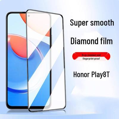 Honor Play8T Tempered Glass Screen Protector - High Definition, Full Coverage