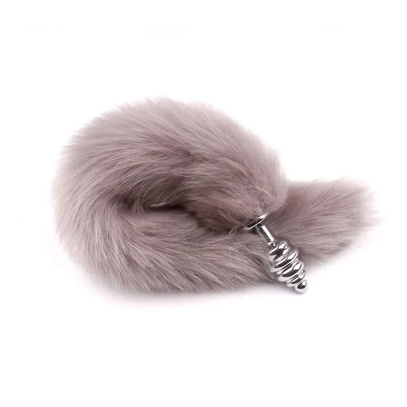 Sexy Fox Anal Plug Tail Sex Toys for Women Adult Sex Product Men Dilatation Cosplay Metal Backyard Butt Plug G-spot Stimulation
