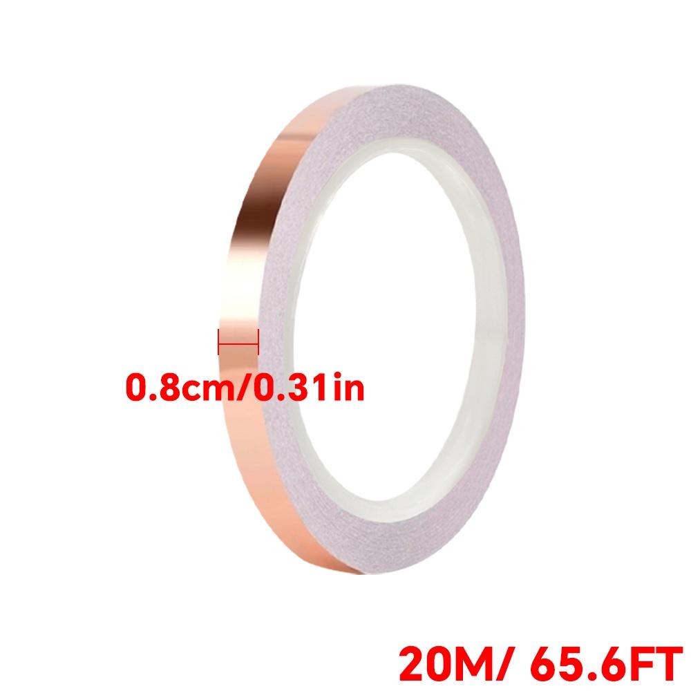 Double-sided conductive copper foil tape, snail colored glass conductive tape, DIY circuit and electrical repair tape