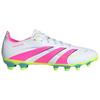 Adidas PREDATOR LEAGUE Slip Resistant Abrasion Resistant Soccer Shoes Men's White Pink ID3773