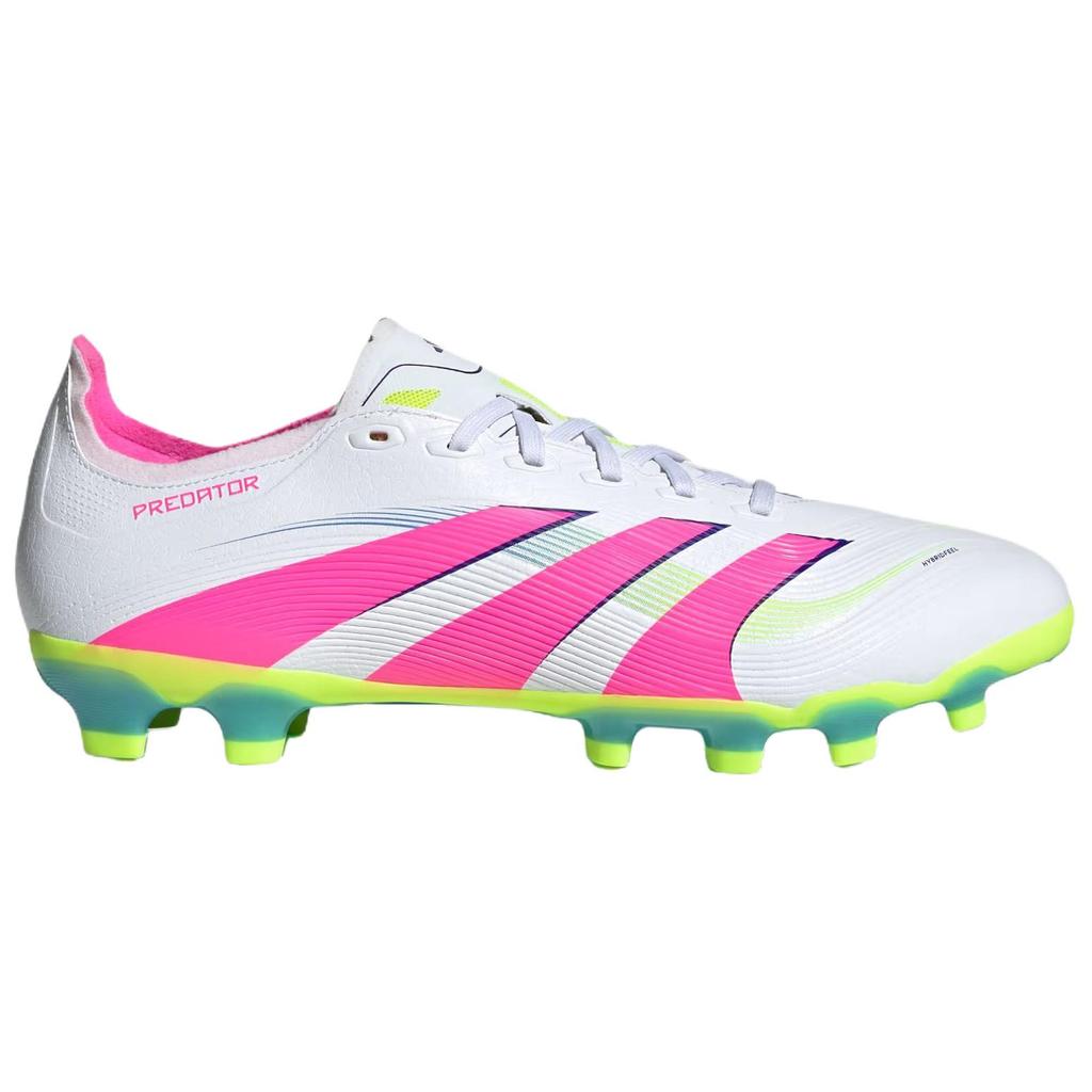 Adidas PREDATOR LEAGUE Slip Resistant Abrasion Resistant Soccer Shoes Men's White Pink ID3773