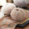 Hand-Knitted Colorful Mohair Scarf, Sweater, Hat – Seven-Color Fine Spinning Yarn