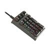21 Tasten Digitales Keyboard Kabelgebunden Ergonomisch RGB-beleuchtet Mechanisches Keyboard Tastenkappen Empfindlich für Desktop Laptop für Büro Business