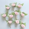 Bohemian Wristlet Corsage Pink Wedding Corsage New Rose Flower Corsage  For Brides Groomsmen