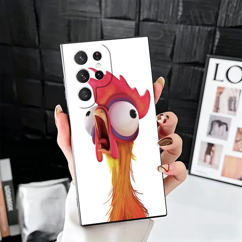 

Chicken Hen Rooster Soft Phone Case for Samsung Galaxy S26 S25 Edge S24 Ultra S23 Plus S22 S21 FE S20 Black Cover Back Shell Samsung S25 Ultra