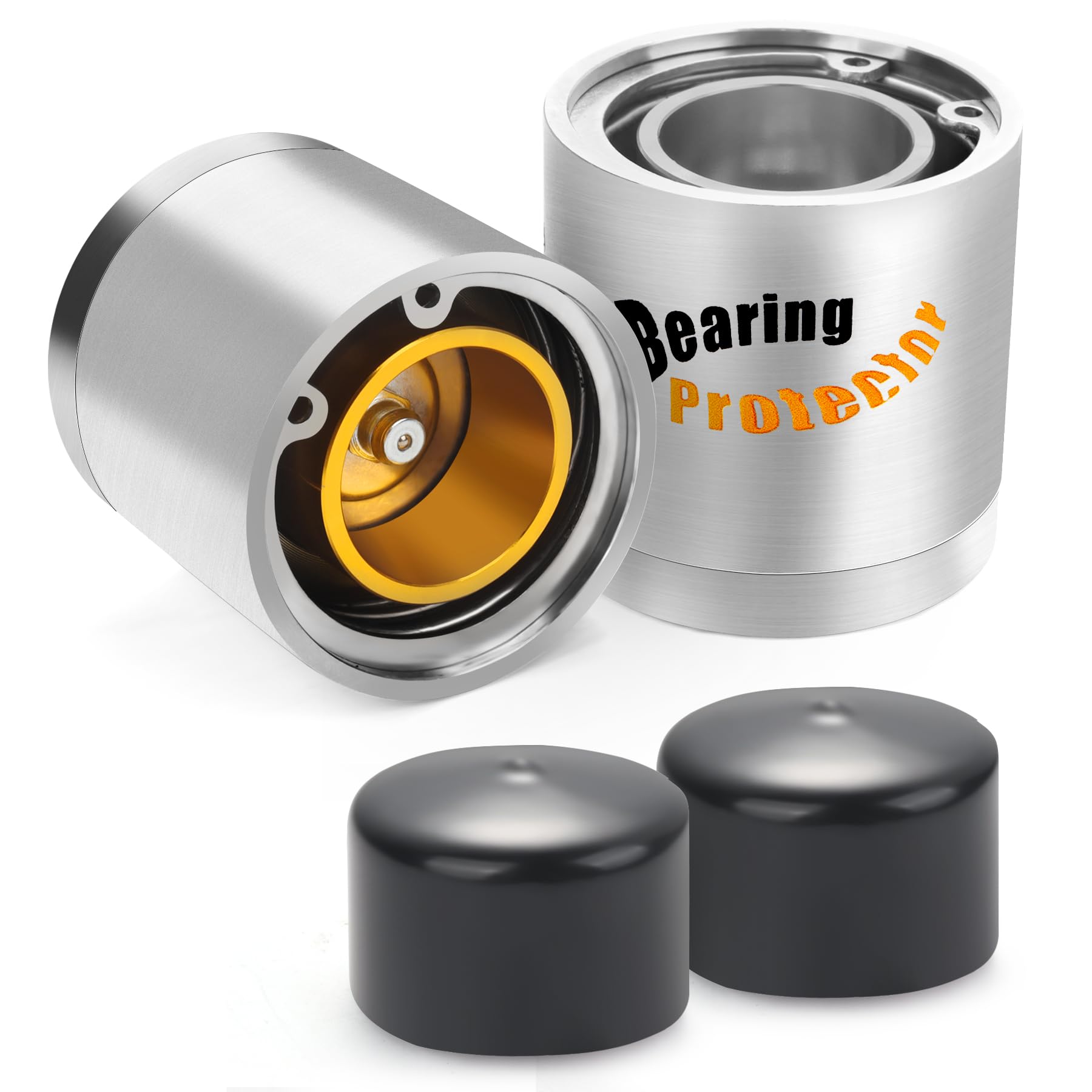 

JINGTAO88 1.97 Inch Bearing Protector, Chrome Wheel Bearing Helper Fits Most 2000 Lb or