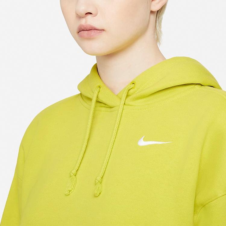 (WMNS) Nike Sportswear Casual Sports hooded Long Sleeves Hoodie Yellow Green Lime Women's CZ2590-344