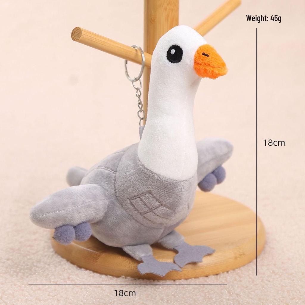 AI Klassiska Berg och Hav Gränsöverskridande Plysch Pinne Figur Nyckelring Hänge