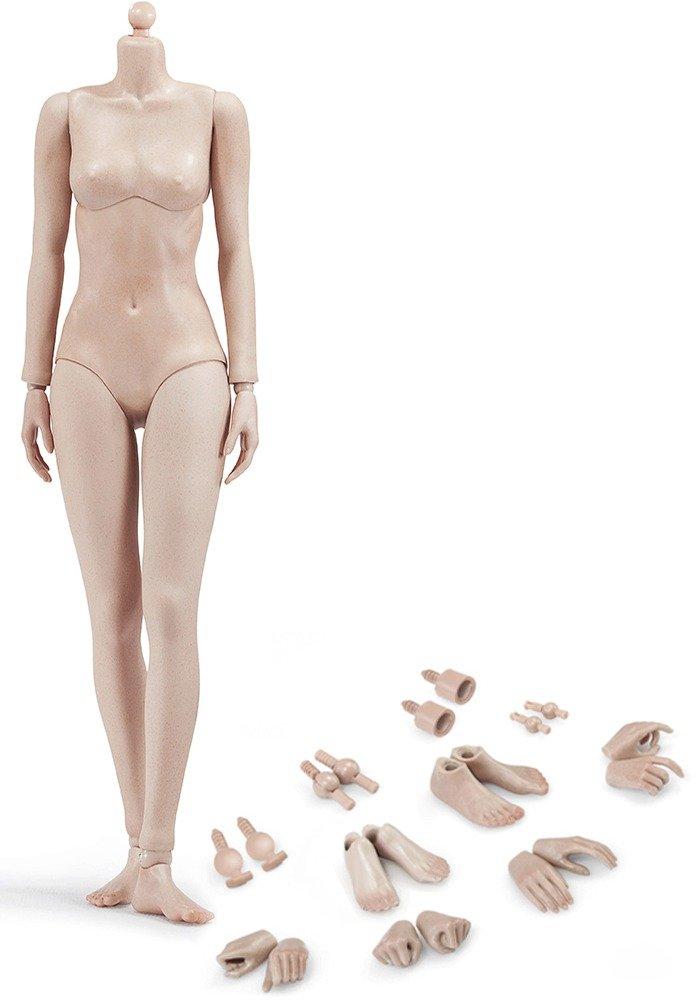 

Super Flexible Female Scale Action Figure Steel Skeleton Santan Small Bust 1/6 ST-92001A