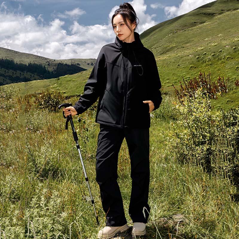 

MOLY VIVI Unisex 3-in-1 Outdoor Fleece-Lined Softshell Jacket XXL