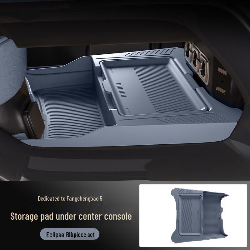 

Leopard 5 Center Console Silicone Storage Box for Glasses and Accessories
