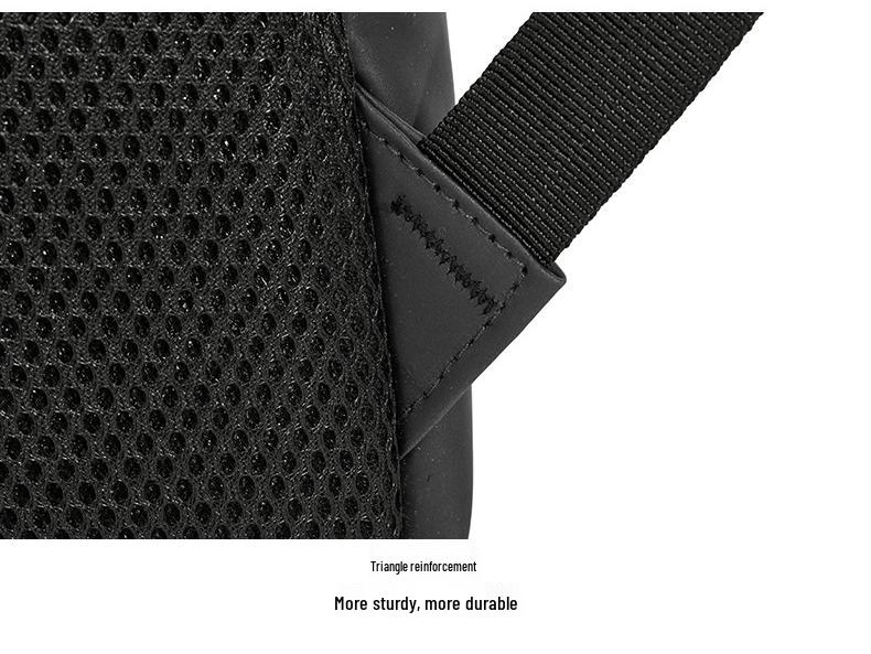 Men's Waterproof Solid Color Laptop Backpack for Business and School