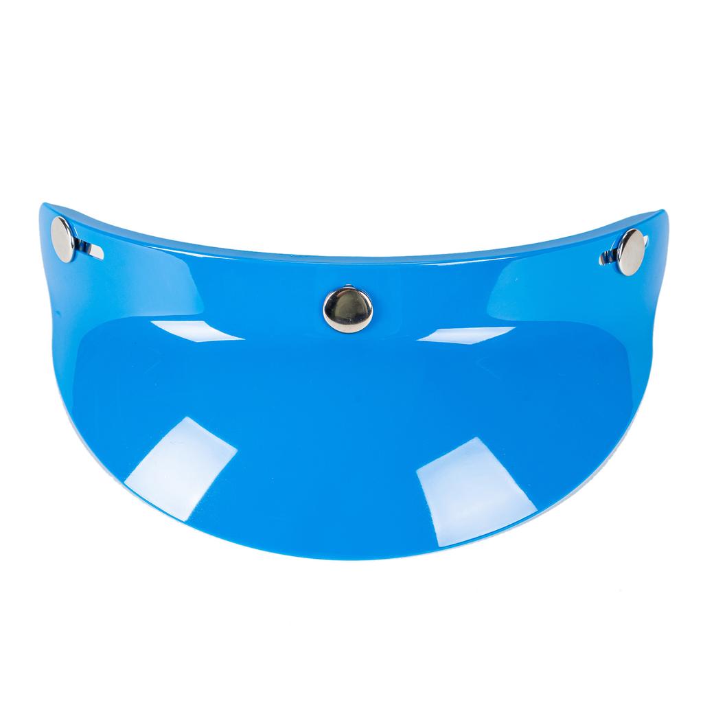 3 Snap-Button    Lens     Up Wind  for   Open Face Motorcycle Helmet