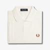[M6000] Plain Fred Perry Shirt - Light Ecru/Cinnamon Afpm2516000-Y45
