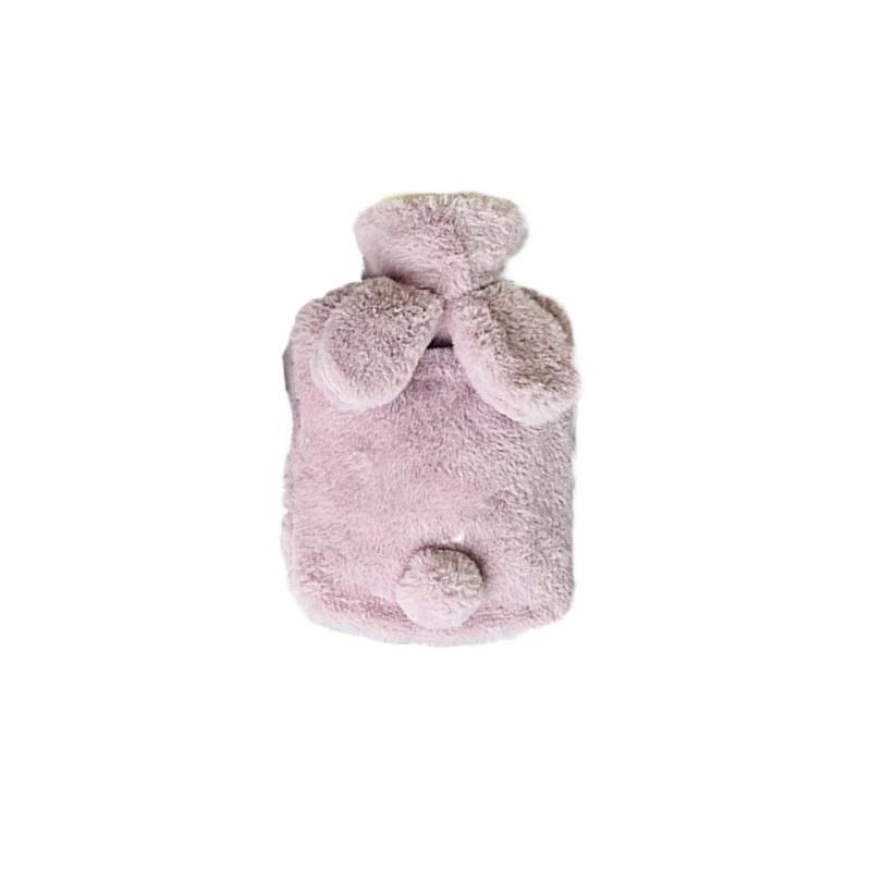 1 szt. Zimowy podgrzewacz do rąk Królik Termofor PVC z dzianinowym miękkim przytulnym pokrowcem Podgrzewacz do rąk.