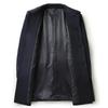 Men's Mid-Length Wool Blend Overcoat