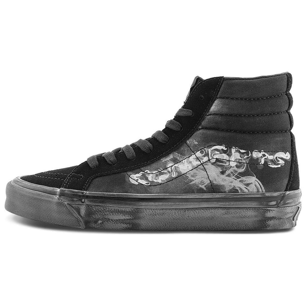 Vans Concepts X  Sk8-Hi Durable High-Top Skate Shoes Unisex Sneakers Black Gray VN0A4BVBY451