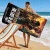 Name Custom The Last Of Us Print Beach Towel, Large Soft Quick Dry Towel for Beach Camping Swimming