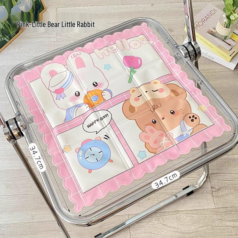 

Мультяшный ледяной коврик: Летняя охлаждающая подушка для сиденья для стульев, автомобилей и общежитий