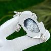 Dendrite Opal Stone 925 Sterling Silver Anniversary Bezel Birthday Wife Pendant