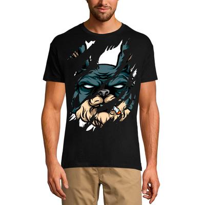 T-shirt strappata da uomo Angry Animal - Camicia vintage grafica divertente da uomo