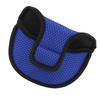 Klettverschluss Kundenspezifisch für Golf Mallet Putter Cover Headcover Nylon Golf Mallet Putter CoverBlau