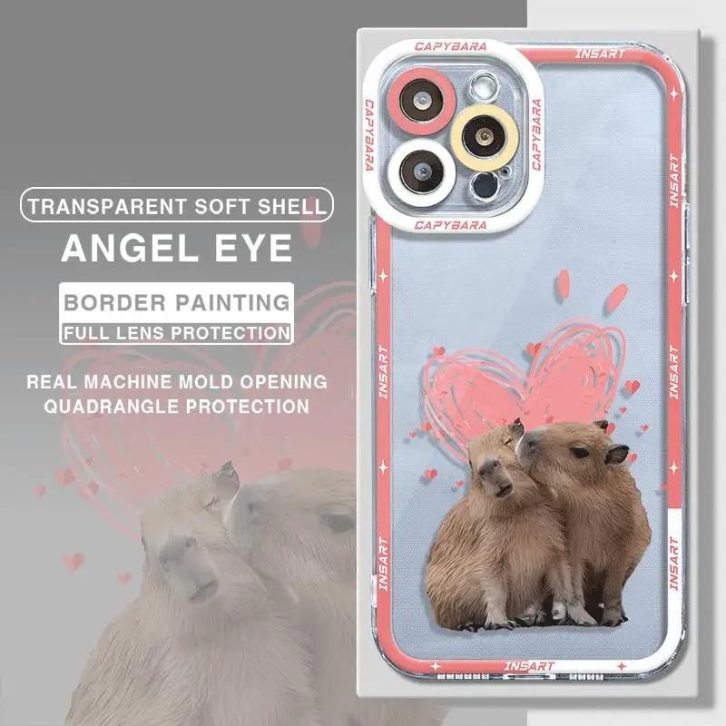 

Cute Capybara Phone Case For Samsung A12 A13 A14 A22 A23 A31 A32 A33 A50 A51 A52 A53 A71 A72 A73 4G 5G S Funny Animal Soft Cover A12