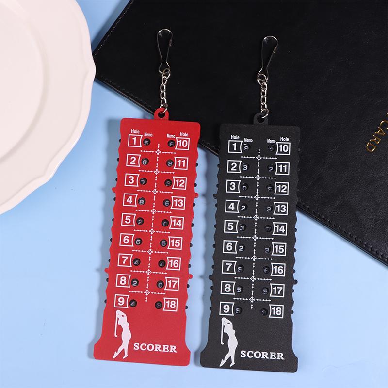 18 Hole Golf Stroke Putt Score Counter Golf Score Indicator With Keychain Golf Training Practice Competition Accessories