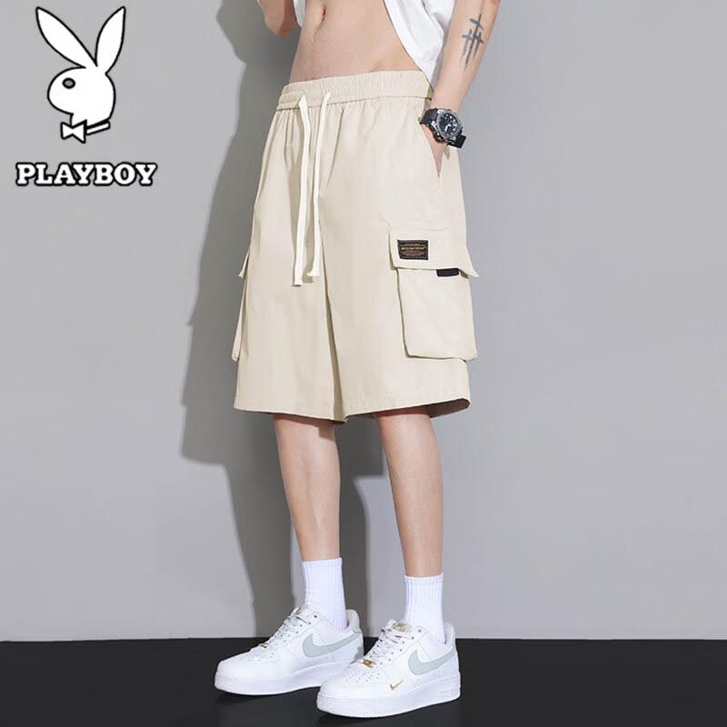 PLAYBOY Men s Summer Lightweight Cargo Shorts 3XL