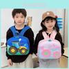Ingenieur Auto Kaninchen Blumenmuster Kinder Schulrucksack Für Vorschulkinder