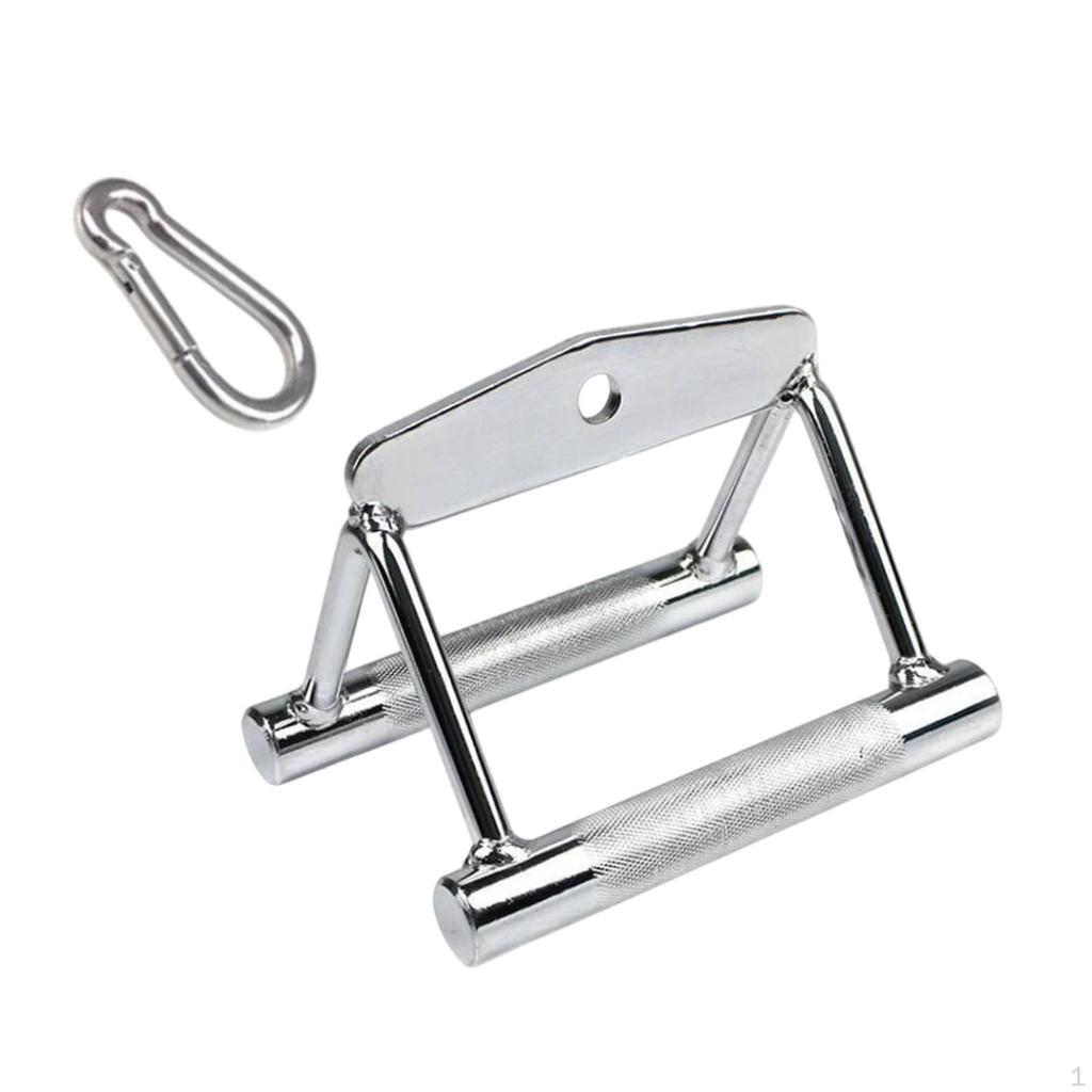 Dvojitá D rukojeť na kabel, těžká univerzální rukojeť na veslování v sedě pro kladkový systém tělo