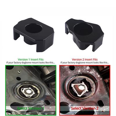 Billet ALUMINUM MQB DOGBONE MOUNT INSERT MKVII FOR VOLKSWAGEN GOLF GTI R 8V FOR A3 S3 RS3 MKIII FOR TT TTS TTRS