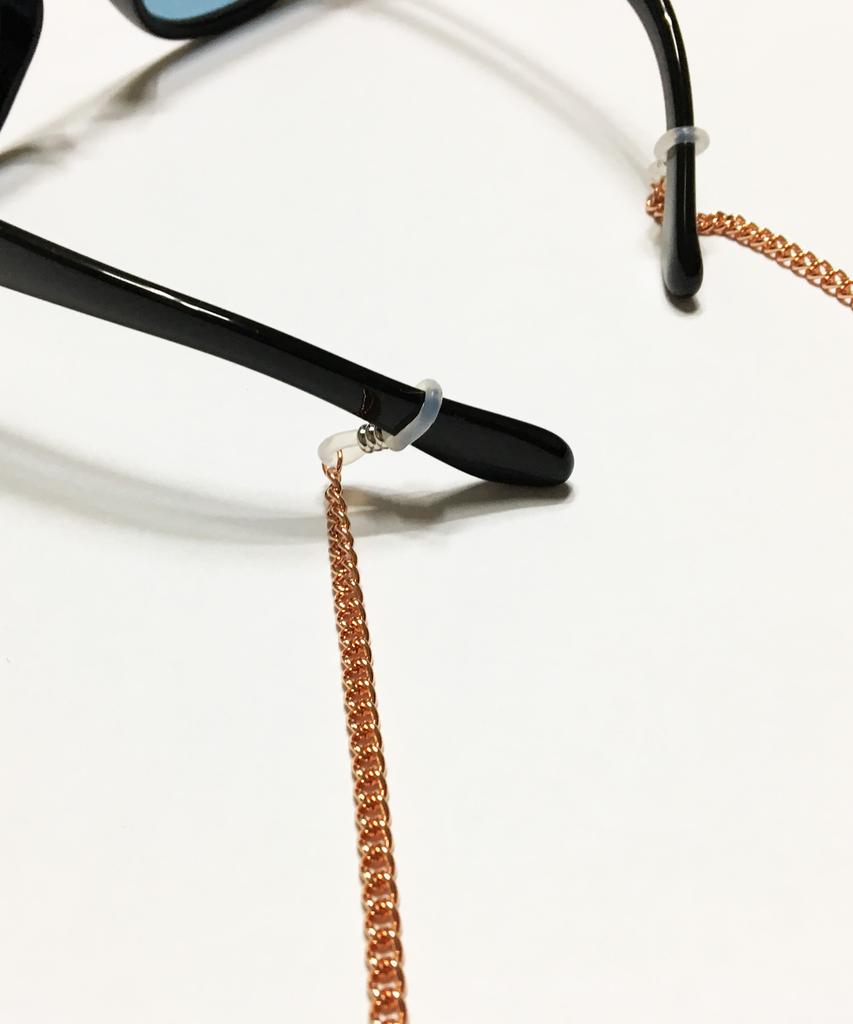 Segseuto [Surgical Steel][Eyeglass Chain] W-Type 001 E.L Rosegold