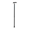 Elderly Support Walking Cane Aluminum Adjustable Trekking Stick With Wooden T-Handle Indoor Outdoor Use