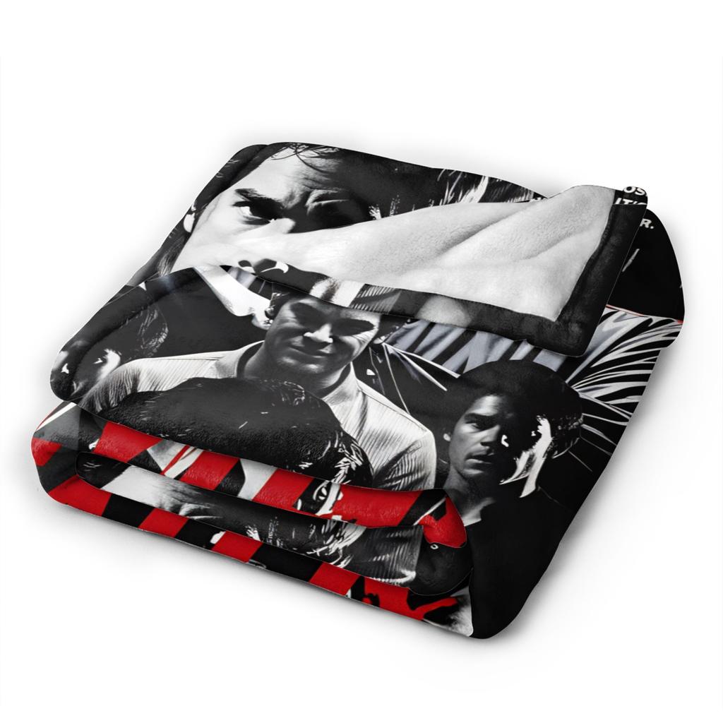 Dexter Morgan Blood Never Lies TV Show Poster Warm Cozy Blanket Travel Car Bedding Throws Flannel Bedspread Sofa Bed Cover